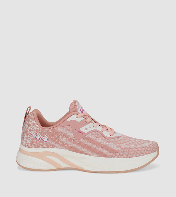 Patterned Platform Sneakers