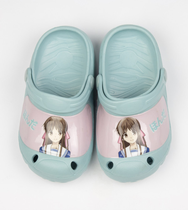 Fruits Basket Printed Slingback Clogs