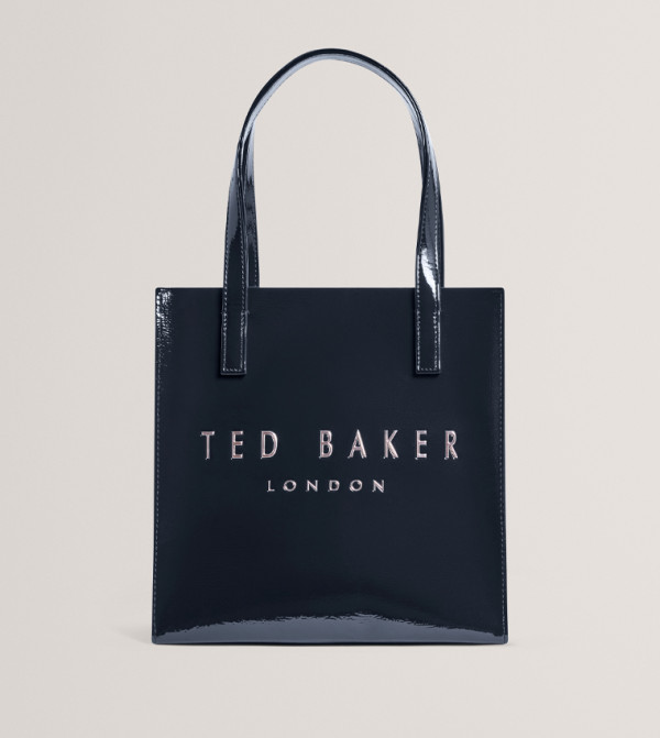 CAARISA Textured Logo Detail Tote Bag, Small