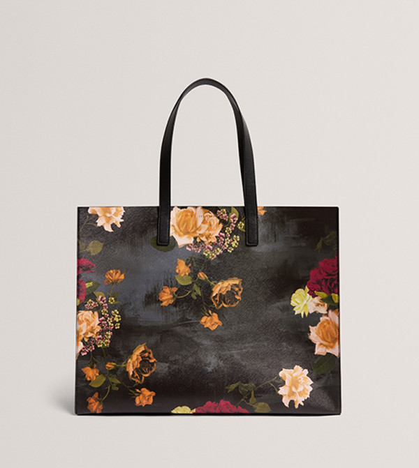 OLACON Floral Printed Tote Bag