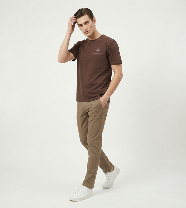 Logo Detail Crew Neck T-Shirt
