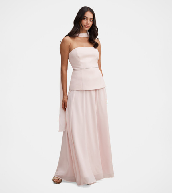LANEY Strapless Maxi Dress