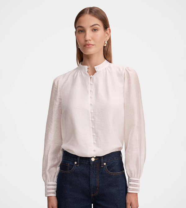 ROBIN Trim Cuff Shirt