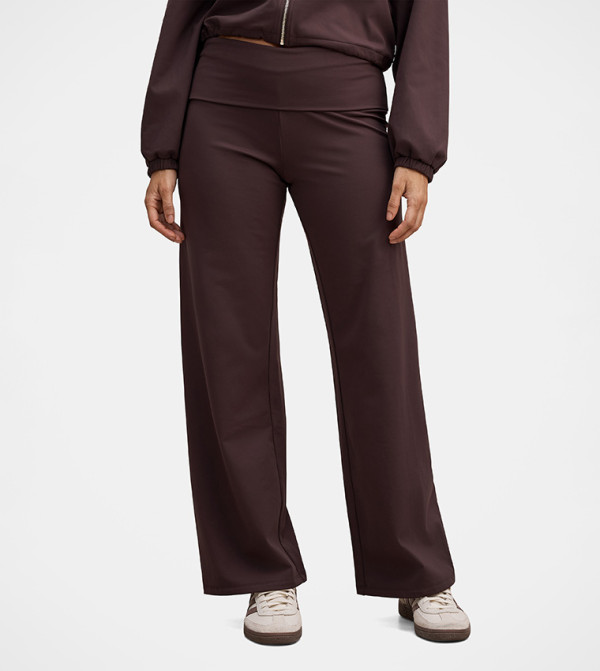 WREN Fold Waist Wide Leg Pants