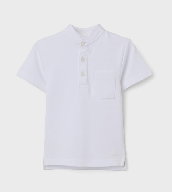 Solid Short Sleeves Pique Polo T-Shirt