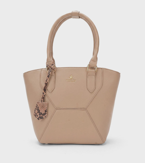 Logo Detail Charmed Tote Bag