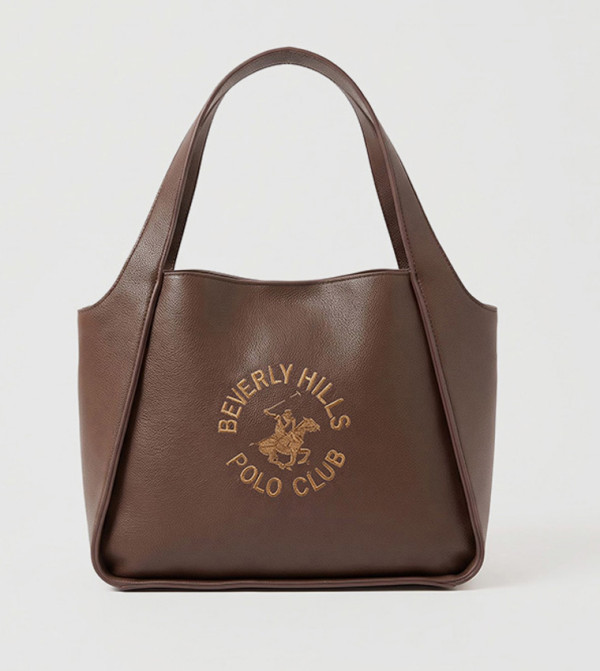Embroidered Logo Mini Tote Bag