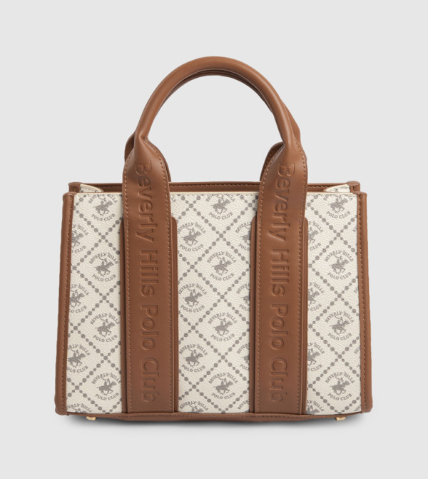 Logo Patterned Tote Bag