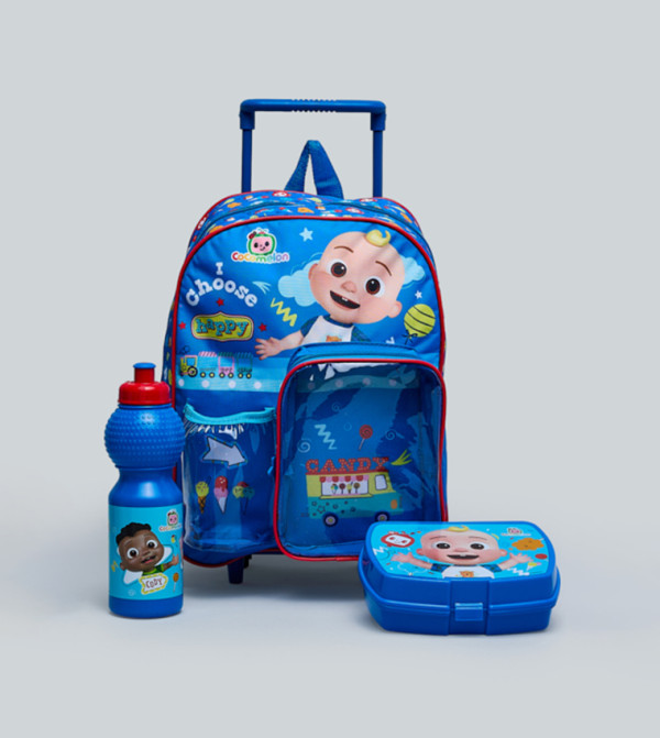 3 Pack Coco Melon Print Backpack Set - 12"