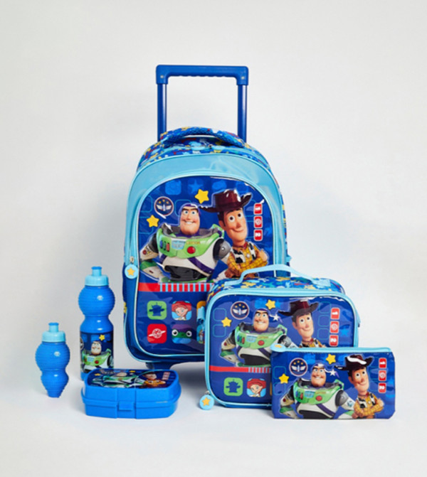 5 Piece Trolley Backpack Set - 16"