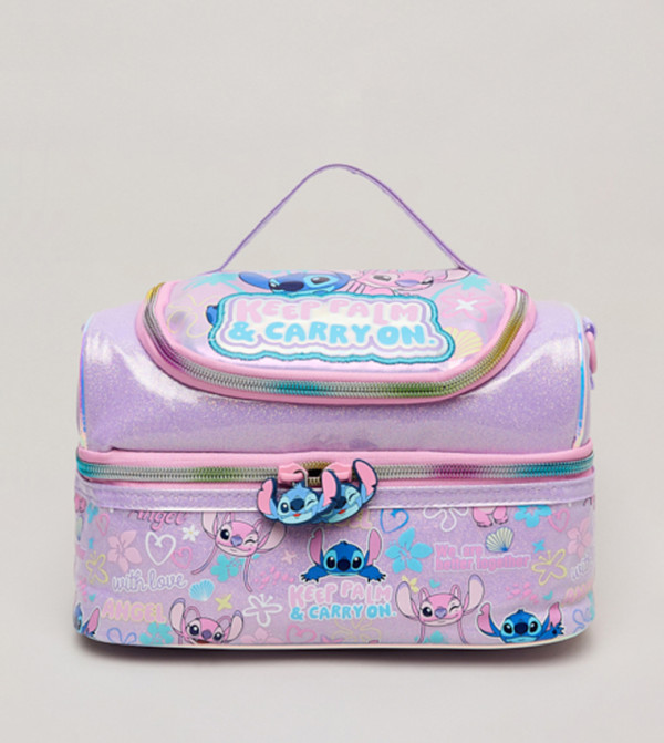 Stitch Print 2 Layer Lunch Bag