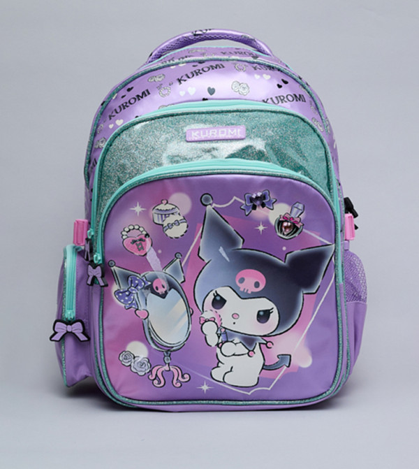 Kuromi Print Backpack - 16"
