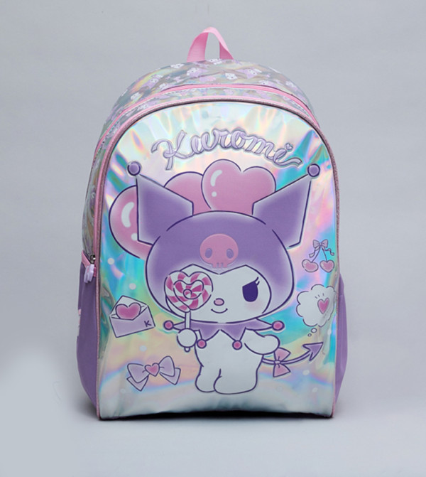 Kuromi Print Backpack - 16"