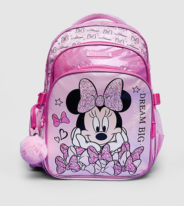 Minnie Mouse Print Backpack - 16"