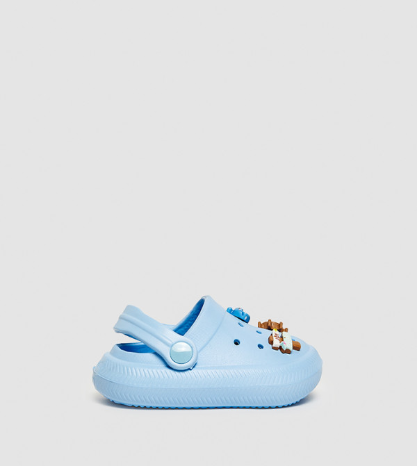 Charm Detail Slingback Clogs