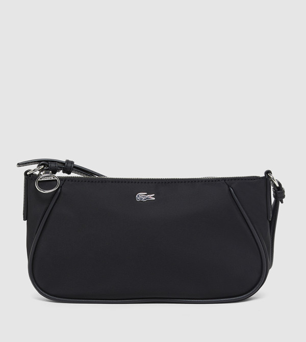 Logo Detail Zip Crossbody Bag