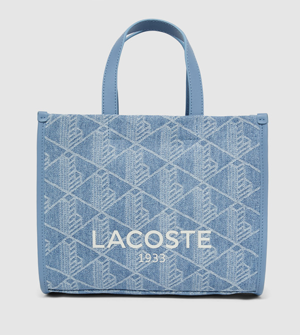 Patterned Zippered Tote Bag