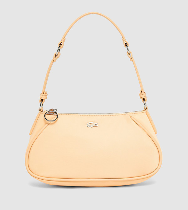 Logo Detail Zip Shoulder Bag