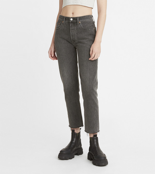 501 Original Cropped Straight Fit Jeans