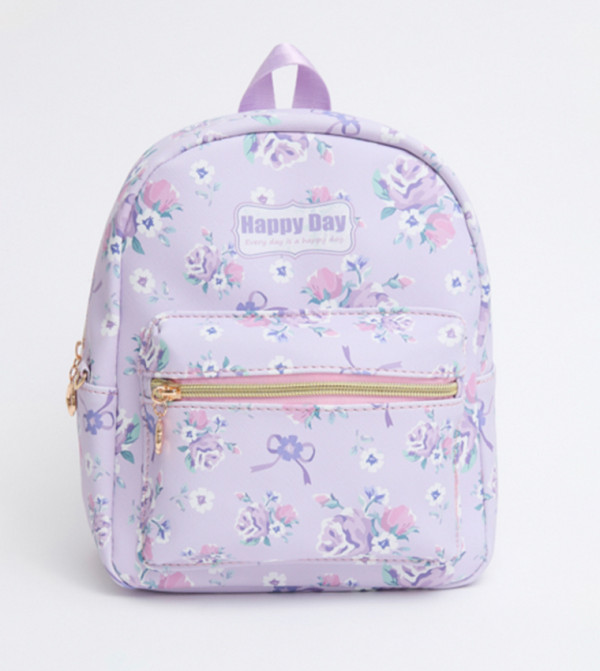Printed Backpack
