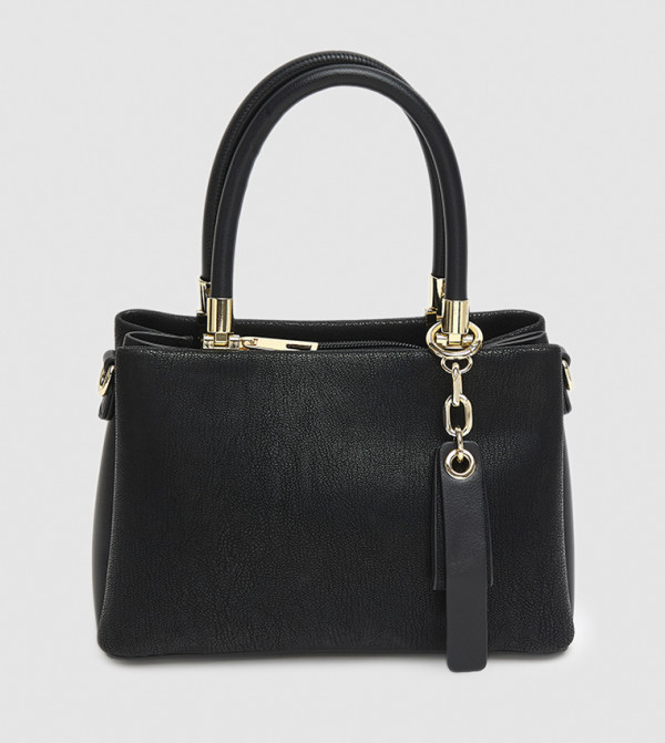 Textured Satchel Bag