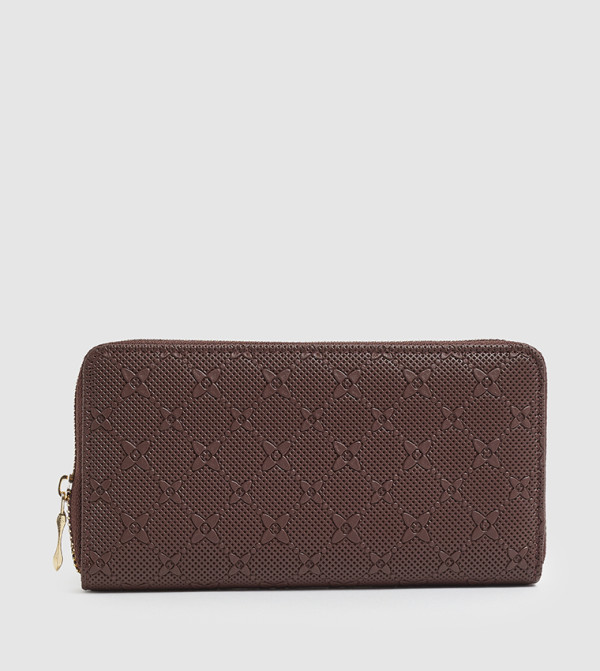 Self Patterned Long Wallet