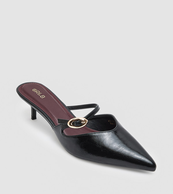 Pointed Toe Mule Pumps