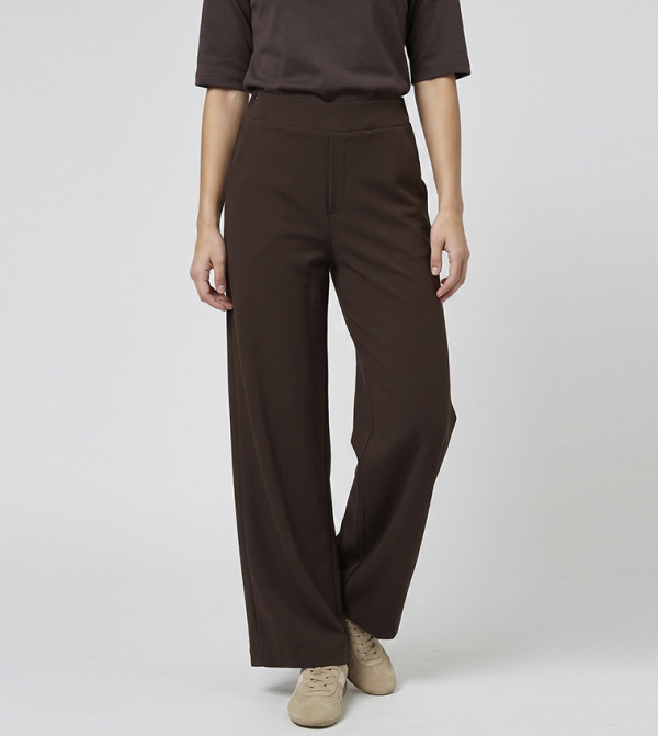 Solid Sweatpants with Elastic Waist