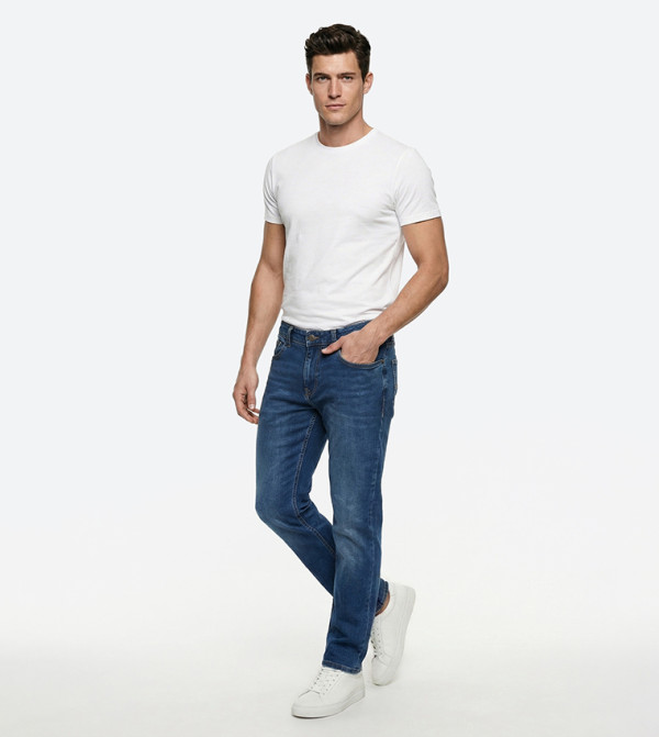 Washed Slim Fit Jeans