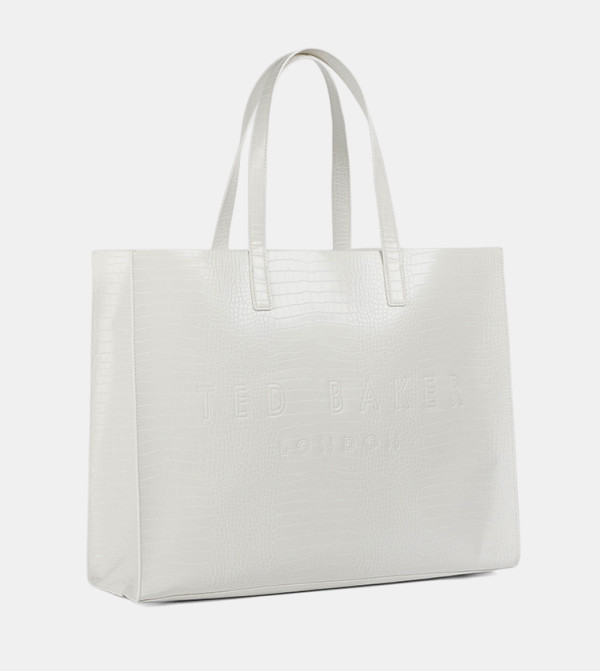 ALLICON Croc Embossed Zip Tote Bag