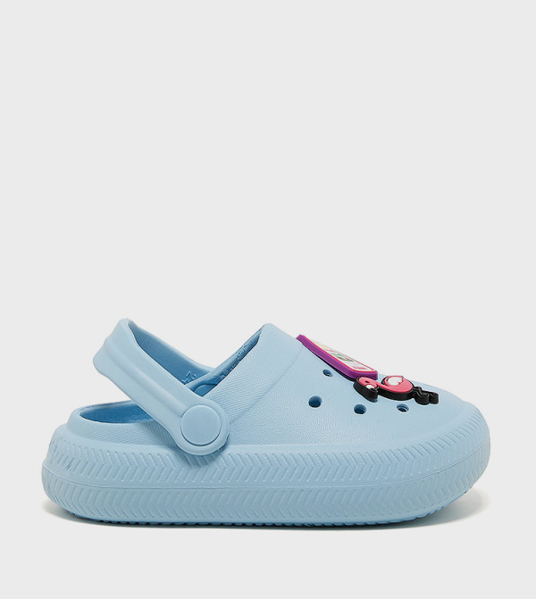 Charms Detail Slingback Clogs
