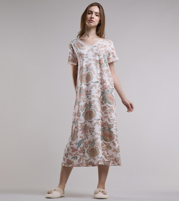 Floral Print Nightdress