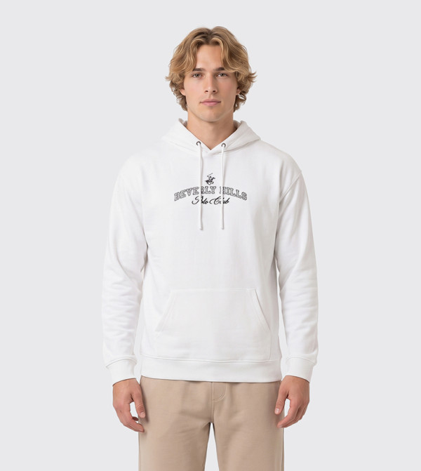 ELITE Logo Embroidered Long Sleeves Hoodie