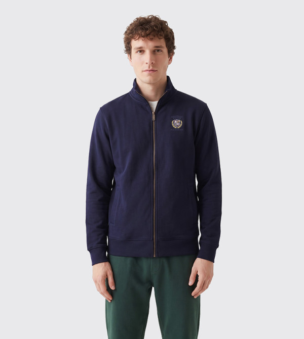 PRESCOTT Embroidered Stand Collar Jacket