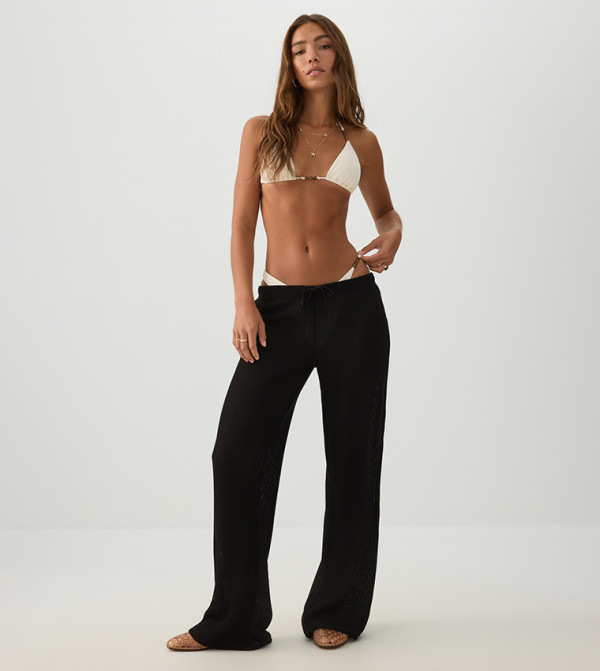 Crochet Wide Leg Pants