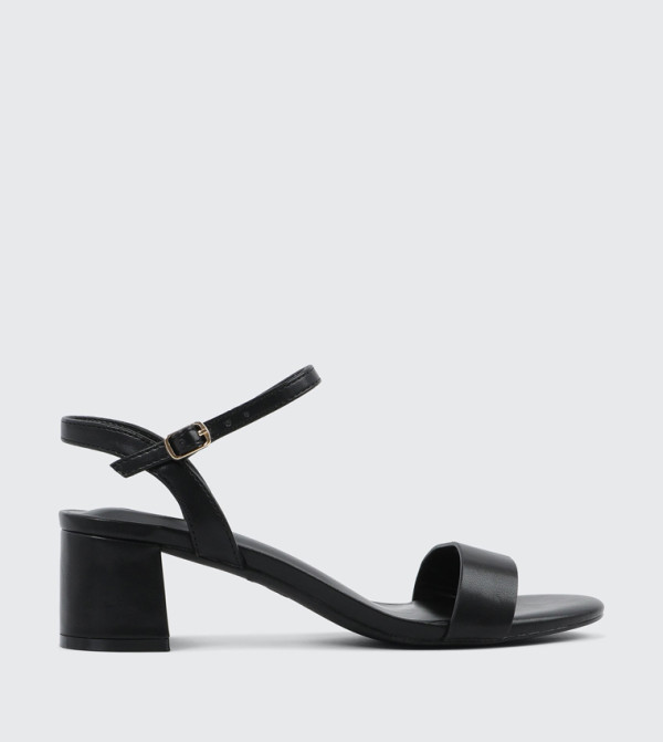 Ankle Strap Block Heel Sandals