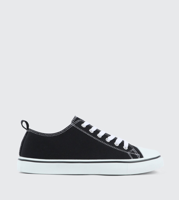 Low-Top Canvas Sneakers