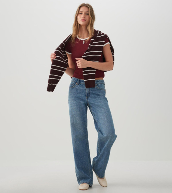 The Era Fit Mid Rise Straight Jeans