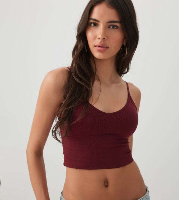 MADESOFT™ Seamless Crop Top with Removable Cups