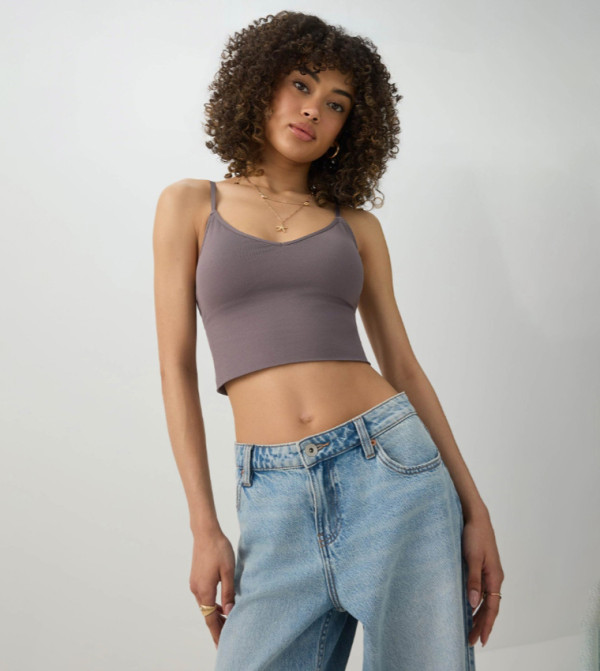 MADESOFT™ Seamless Crop Top with Removable Cups