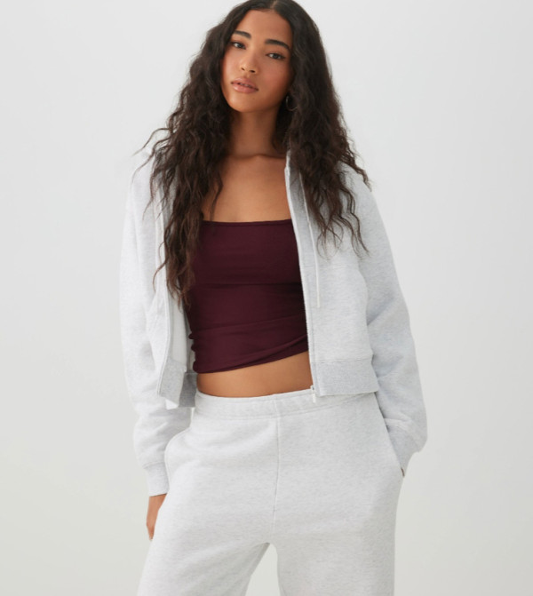 MADESOFT™ Fleece Long Sleeves Hooded Jacket