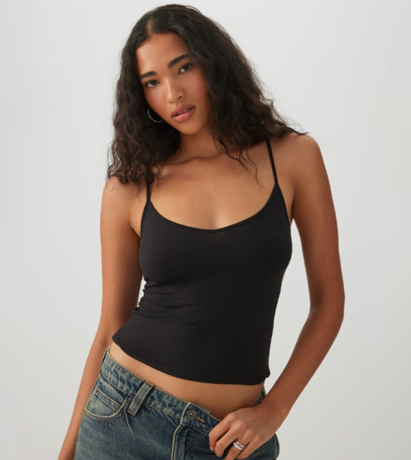 SMOOTHCORE™ Solid Cropped Top