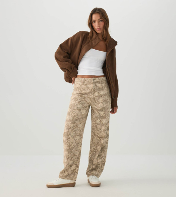 The Indie Fit High Rise Barrel Pants