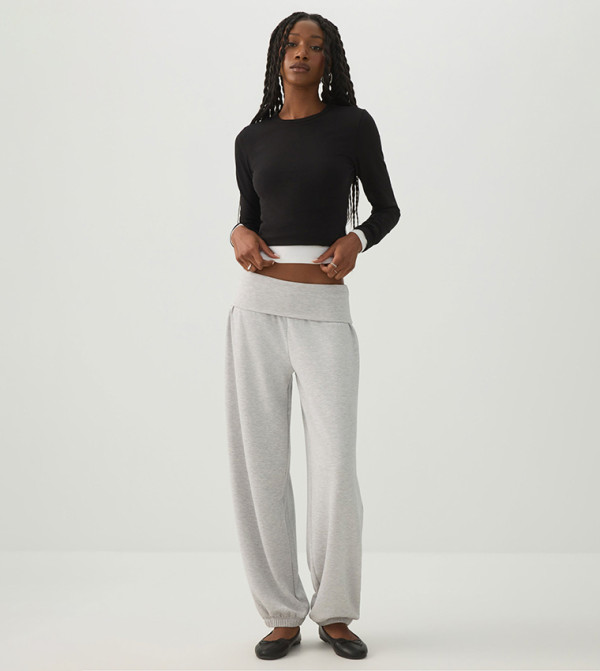 Neoprene-Like Bubble Pants