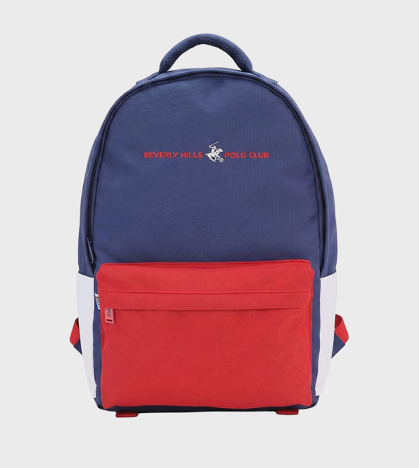 Color Block Zippered Backpack