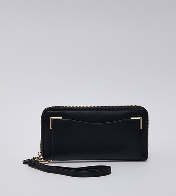 Textured Long Wallet