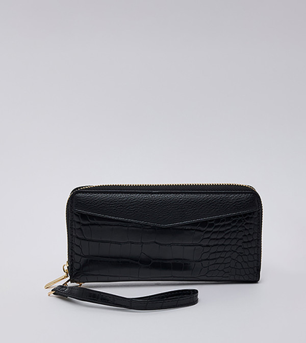 Textured Long Wallet