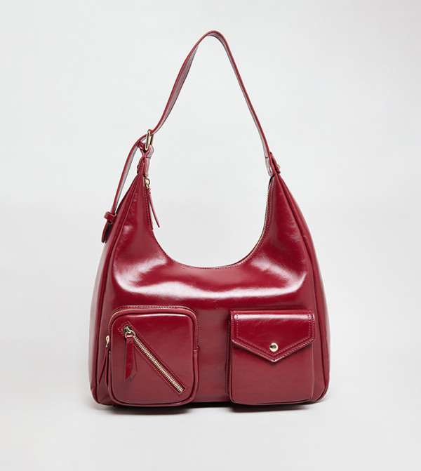 Solid Shoulder Bag