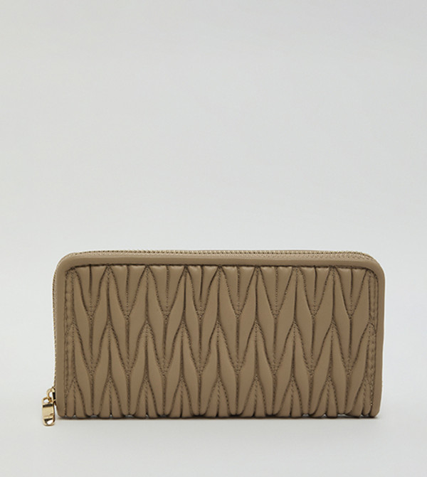 Quilted Long Wallet