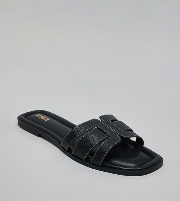 Cut-Out Flat Sandals